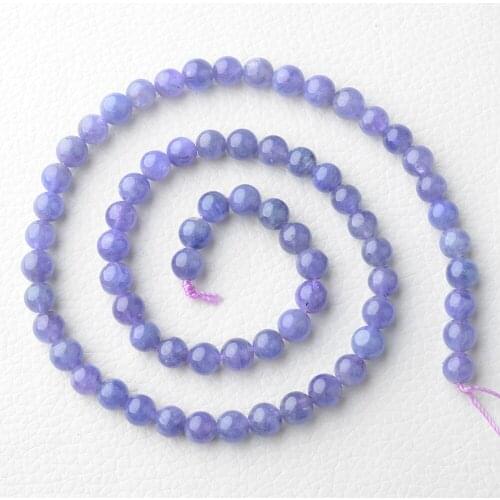 High Quality Natural Genuine Tanzania Tanzanite Dark Purple Blue Gemstone stones Round Loose Beads 7mm 8mm