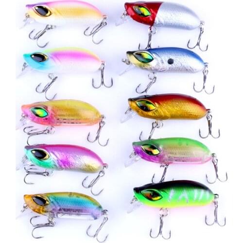 1Pcs 5.5cm 8g Fishing Lures Crank Baits Magnet Inside Mini Crankbait 3D Fish Eye Artificial Lure Bait Slow Sinking Fake Lure