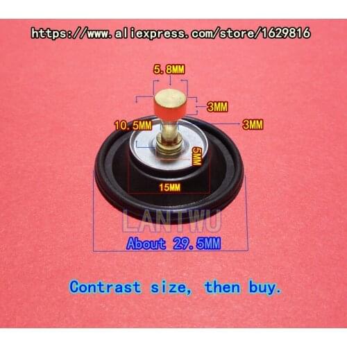 1 pcs/pack)KPS ZZR-250/(EX250-E/F/G/H) GPX-250R/ZX-250 motorcycle Keihin carburetor shut-off valve small diaphragm