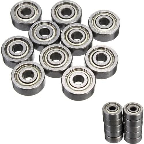 10Pcs/Set 623ZZ Bearing ABEC-5 3x10x4 mm Miniature 623-2Z Ball Bearings 623 Carbon Steel Ball Bearing
