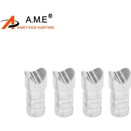 Archery 20 PC Aluminum Crossbow Arrow Nocks Tails Arrow Fit ID7.6mm Arrow Shaft DIY Tools Outdoor Practice Archery Accessories