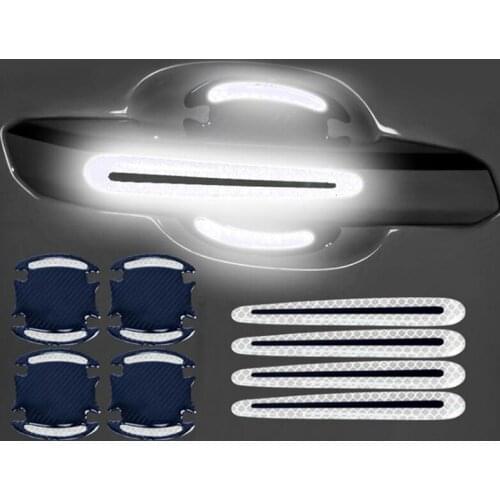 3D Car 300M Reflective Sticker Tape Reflector Fender Warning Bumper Strip Door Handle Bowl Cover Car Exterior Accessories