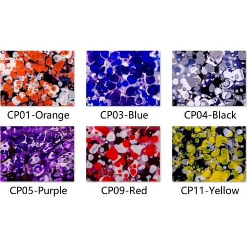 Acrylic (PMMA) Multicolor Bubble 3.0mm Sheets for Jewelries, Crafts, Art Works, Decoration - 6 Colors/11 Sizes Available