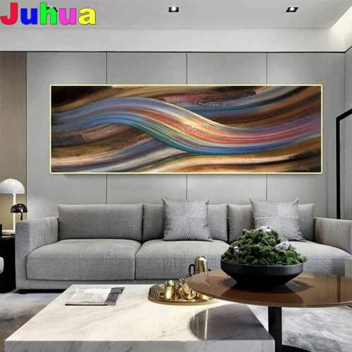 New Arrival 5D DIY Diamond Painting colorful abstract Full Round/square Diamond Embroidery Mosaic art nordic painting wall decor
