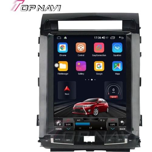 Android 10.0 Octa Core 6G+128G For Toyota Land Cruiser 2008-2015 GPS Navigation Radio Stereo 12.1 Inch Tesla Style Tape Recorder