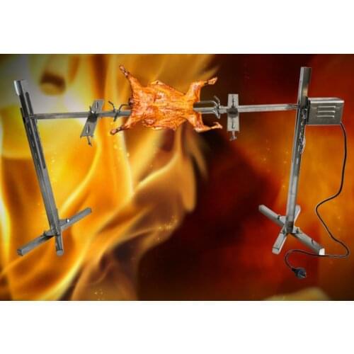 FREE SHIPPING stainless steel automatic charcoal BBQ ,motor BBQ,charcoal bbq barbecue grill 110V and 220V