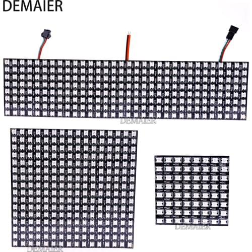 WS2812B Flexible Pixel 8x8 16x16 8x32 SK6812 Individuell Adressierbare Digitale led-modul Panel Flexible DIY Display Board DC5V