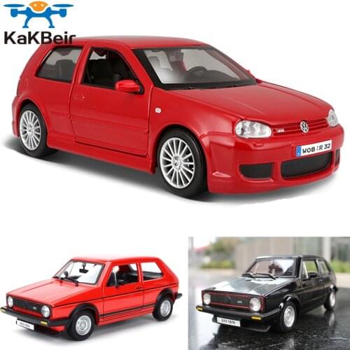1:24 /1:32 /1:36 Limited Edition Collection Of Zinc Alloy Bus VW Golf MK1 MK4 GTI 1977 &Golf R32 Simulation Alloy Car Model Toys
