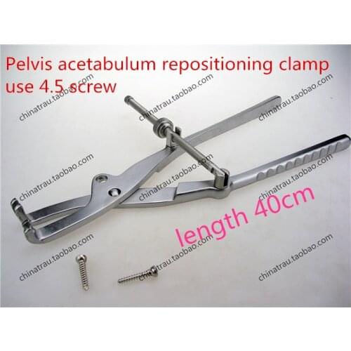 Medical reconstruction orthopedic instrument Pelvis acetabulum reposition forcep Reset clamp Pelvic cavity Balance pelvis bone