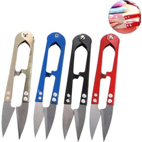 Mini Scissors Nipper Super-sharp stainless steel blades Spring-action jaws Scissors DIY Craft Needlework embroidery sewing tools