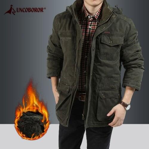 Winter Military Jacket Men Parkas Warm Thick Windbreaker Fleece Coat Cotton-Padded Windbreaker Jacket Overcoat Male Clothing 5XL