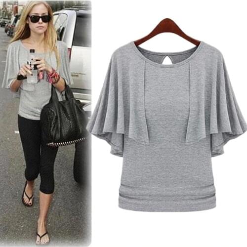 New fashion casual women blouse for summer with superior quality,plus size shirts S - 6XL,white wine red Black white blue