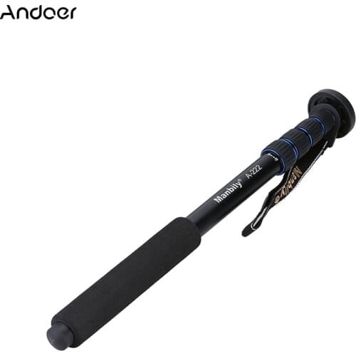 Andoer Telescopic Adjustable Portable Aluminium Alloy DSLR Camera Camcorder Monopod Unipod Pole Walking Stick for Nikon Canon