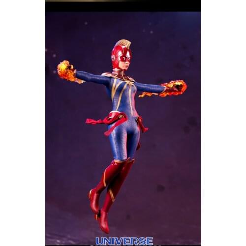 In Stock ATX051 1/6 Collectible Full Set Female Universe Super Woman Double Heads Action Figure Model for Fans Collection Gifts