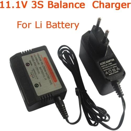 11.1V (3S) Battery Balance Charger Adapter for Cheerson CX-20 XK X380 X380A X380B X380C Feilun FT012 RC Boat & 11.1V Li Battery