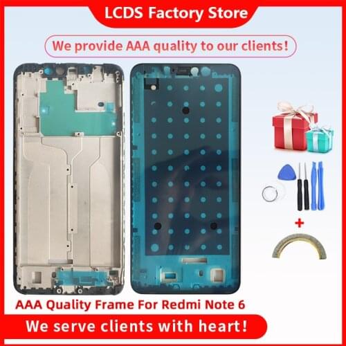 AAA Quality Middle Frame For Xiaomi Redmi Note 6 Middle Frame Housing Cover For Redmi Note 6 Middle Frame