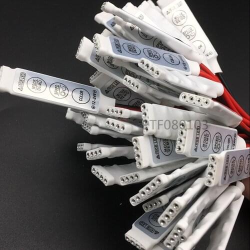 100 PCS DC12V Mini RGB Led Amplifier Controller Common Anode 3Channel for SMD 3528 5050 Led Strip Lighting