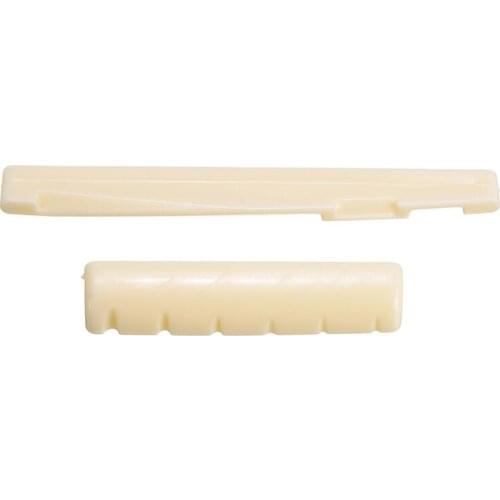 2pcs White Guitar Bridge Nut Saddle 43mm Bone Nut for Fender Bridge Nut Electric Guitar Parts & Accessories