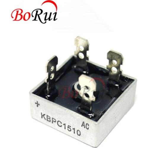 2PCS KBPC1510 KBPC 1510 15A 1000V Bridge Rectifier Diode New And Original