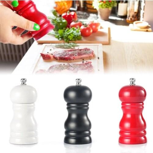 4 inch Salt and Pepper Grinder Set Manual Ceramic Salt Pepper Crusher Vibrator Practical Kitchen Tools WXV Sale