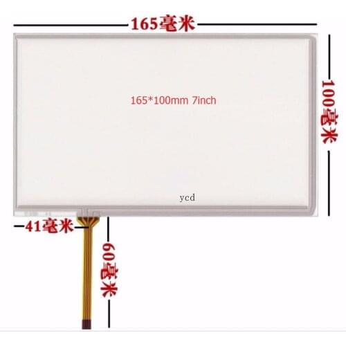 7 inch touch screen HSD070IDW1 D00 a20 A21 AT070TN92 94 vehicle DVD handwritten screen 165*100