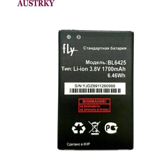 New BL 6425 Battery For FLY FS454 Nimbus 8 BL6425 1700mAh Baterij Batterie Batteries + Tracking Code