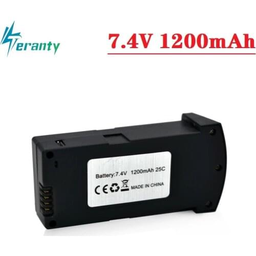 1/2/3/5/10Pcs 7.4V 1200MAH LiPo Battery For RC E520 E520S RC Quadcopter Spare Parts 1200 mAh 25C 7.4V Drone Battery Original NEW