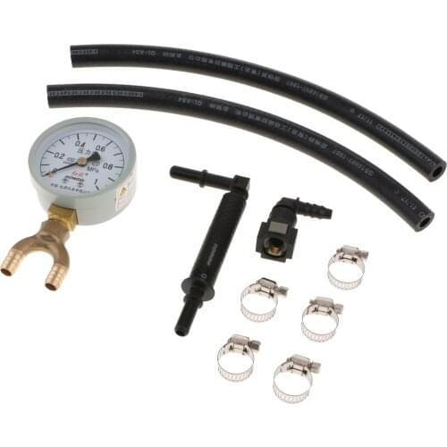 Cars Trucks Fuel Injection Pump Injector Tester Test Pressure Gauge Gasoline