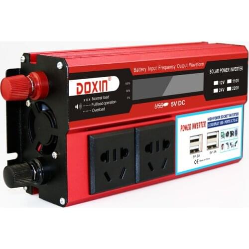 500W Car Power Inverter Converter DC12V/24V to AC 220V 110V Modified Sine Wave Power with USB 5V Output car styling&car charger