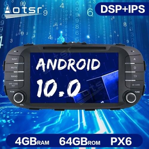 Android 10.0 Car Radio For Kia Soul Car GPS Navigation 2014 2015 2016 2017 2018 Audio Auto Video Multimedia Player Head Unit