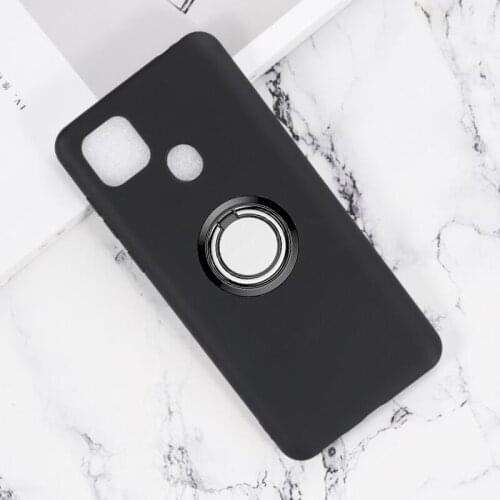 For ZTE Blade 20 Smart V1050 Back Ring Holder Bracket Phone Case Cover Phone TPU Soft Silicone ON Blade20 20Smart