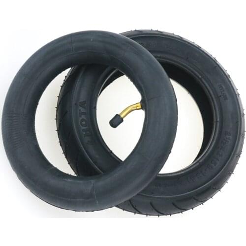 HOTA 8 1/2*2 50-134 Inner Tube and Tire with Curved Mouth/8.5 Inch Tyre with Curved Camera for Scooters