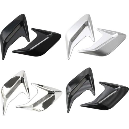 2pcs Shark Gill Simulation Air Intake Car Side Air Vent Changed To Decorative Air Intake Hood Hood Fake Air Vent Car Body Sticke