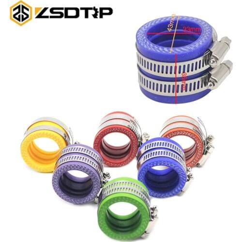 ZSDTRP For Mikuni PWK Koso OKO Keihin 21 24 26 28 30mm VM24 PE28 PE30 Carburetor Motorcycle Carburetor Rubber Adapter Inlet