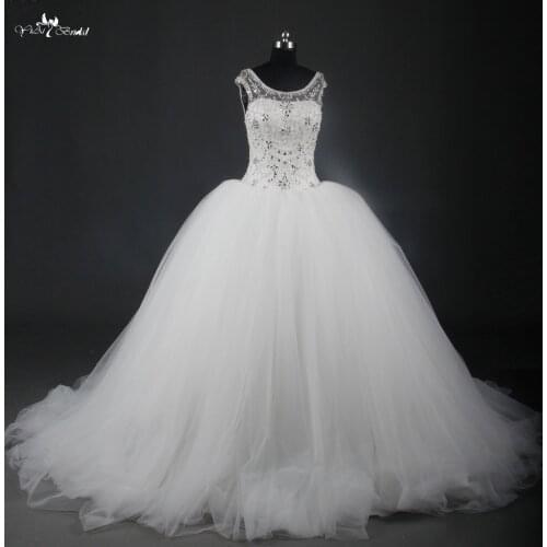 China Wedding Dresses Bridal Gown Wedding Dress Rhinestones RSW703