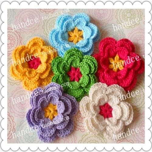 2016 best selling 4.8cm 20 pic/lot artificial flower pompom with colored stamens for wedding decoration as accessories