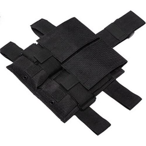 M4 5.56mm Tactical Double Magazine Pouch Drop Leg Mag Bag Hunting Outdoor Military Army Airsoft Paintball Mag Pouches