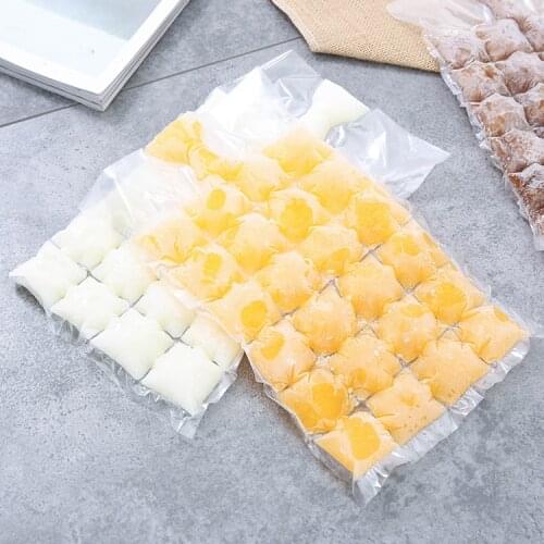 10pcs/set Disposable Homemade Ice Bag with Self-sealing Disposable Ice Making Bag, Household Frozen Ice Cube Mold Ice Tray