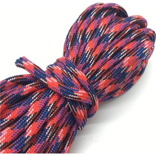 10yds Paracord 550 Parachute Cord Lanyard Rope Mil Spec Type III 7 Strand Climbing Camping Survival Equipment #Multicolor SZ115