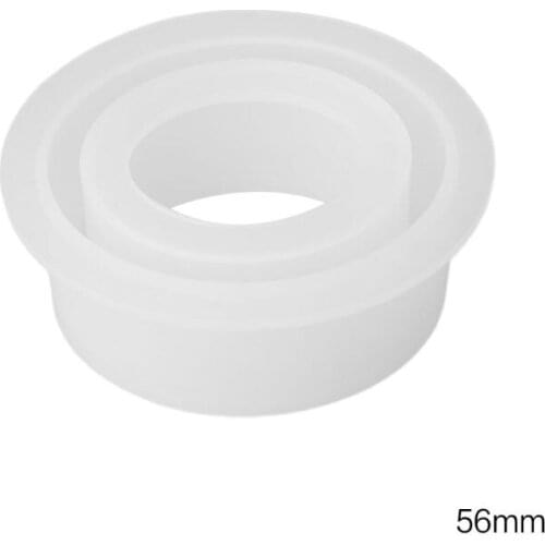 Semi-opening C-shaped Bracelet Silicone Mold DIY Crystal Epoxy Oval Bracelets Large Size Mirror Crafts Making Molds