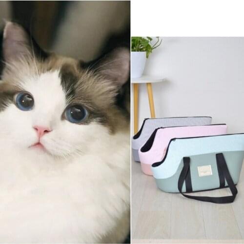 Portable Pet Carrier Shoulder Bag Travel Cozy Puppy Dog Tote Cat Animal Carrier for Outdoor Hiking Camping