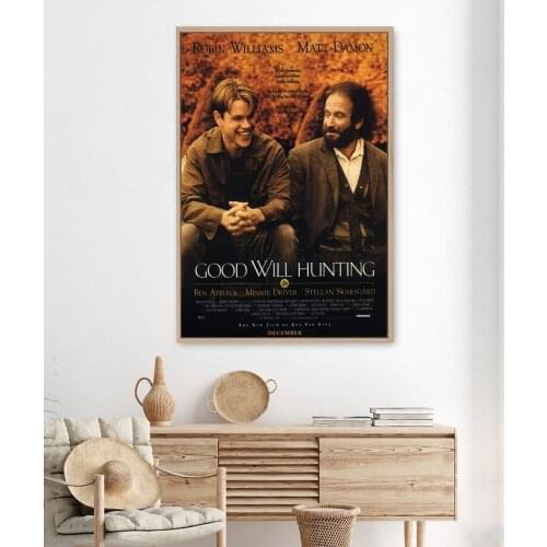 Good Will Hunting Movie Poster Classic Vintage Wall Painting Art Poster Decorate Movie Cover Promotion Canvas Poster