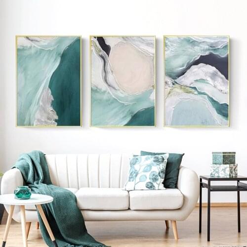 Modern Abstract Texture Art Prints Watercolor Hand Painted Artwork Canvas Painting Nordic Living Room Wall Pictures Poster Decor