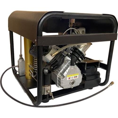 TUXING 4500PSI Air Compressor PCP High Pressure Auto Stop and Auto Release Built-in Water Cooling System Filter for Scuba Diving