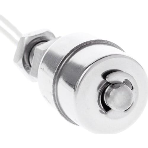 Stainless Steel Vertical Liquid Water Level Sensor Internal Float Switch 45mm Line 35CM 10W