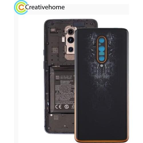 High Quality Battery Back Cover for OnePlus 7T Pro(Black&Blue)