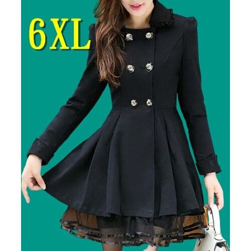 Womens Windbreaker Plus Size Womens Trench Coat Brand New Fashion 2020 Fall Autumn Casual Womens Clothing Cotton Free Shipping