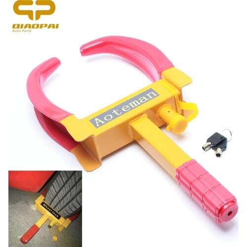 1pcs Universal AUTO Tires Lock Portable Upgrade Heavy Duty Parking Anti-theft Lock Automobiles Truck Clamp Tyre car Wheel Lock
