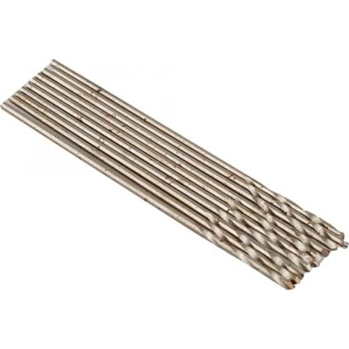 10Pcs/sets Mini Straight Shank Twist Drill Bit High Speed Steel HSS Micro Drill Bit Sets 0.8mm,1.5mm,2mm Durable Wholesale