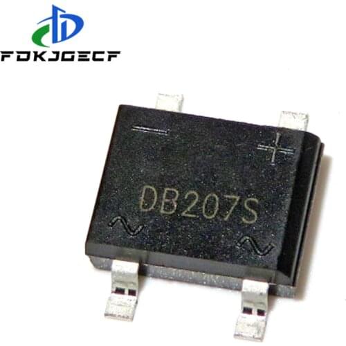 10PCS/LOT DB207 SMD B207 DB207S SMD SOP Bridge Rectifiers 1000V 2A new original
